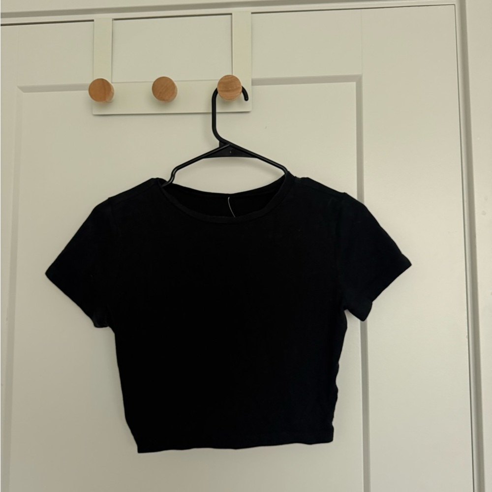 Wild Fable Black Crop Top